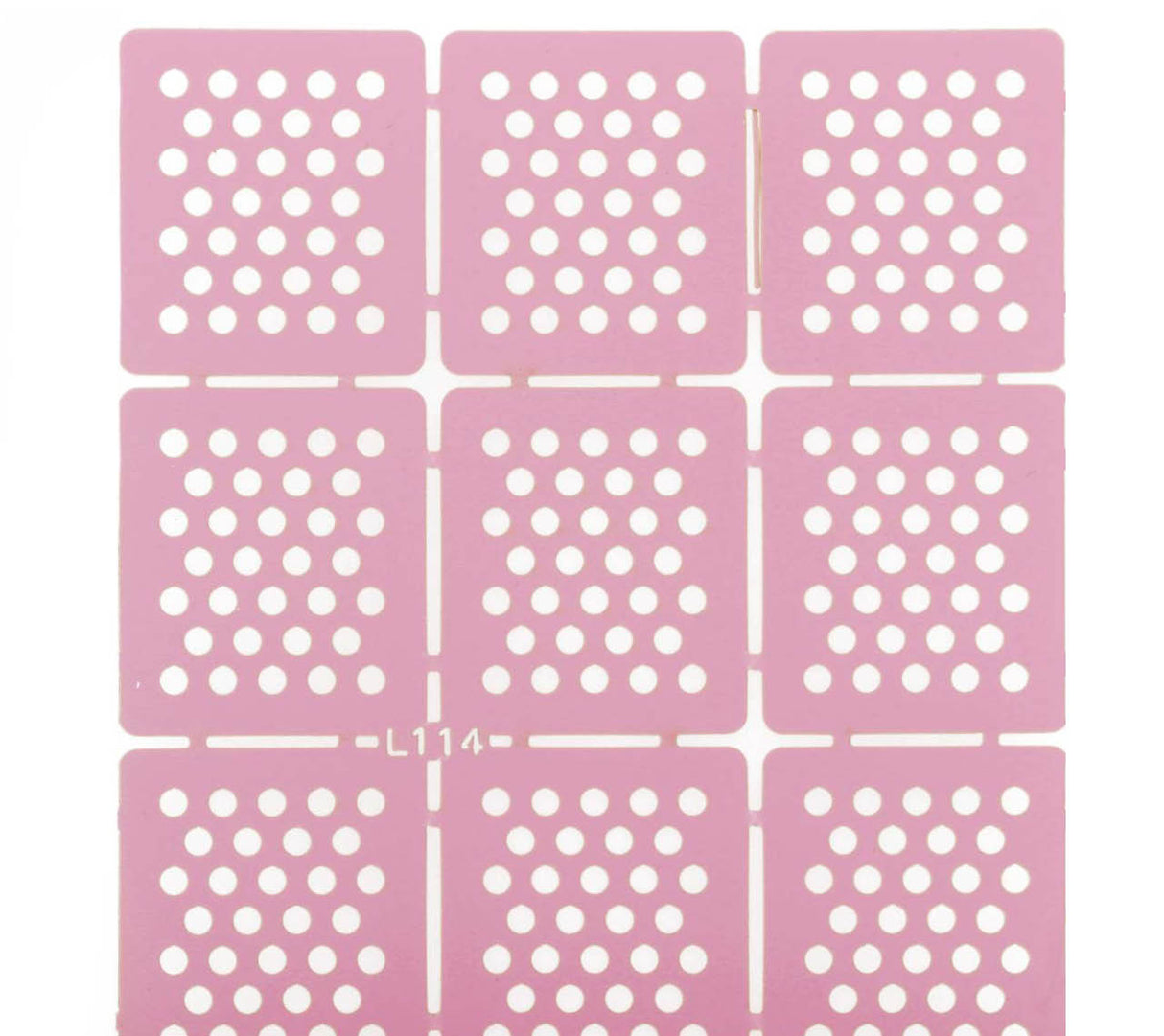 Stencil mascherina nail art stickers Pallini Pois- Mod. L114