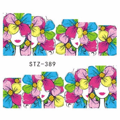 Water decals traferibili stickers tattoo ad acqua adesivi decalcabili STZ-389