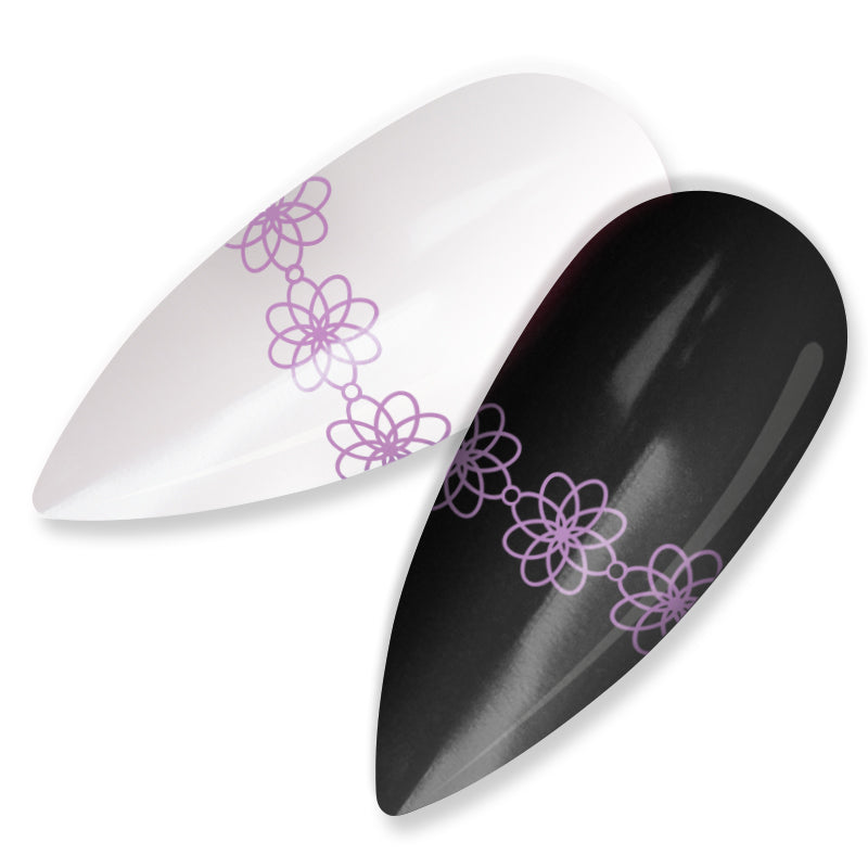 Smalti Colorati per Stamping Pigmentati - 32 Flower Purple
