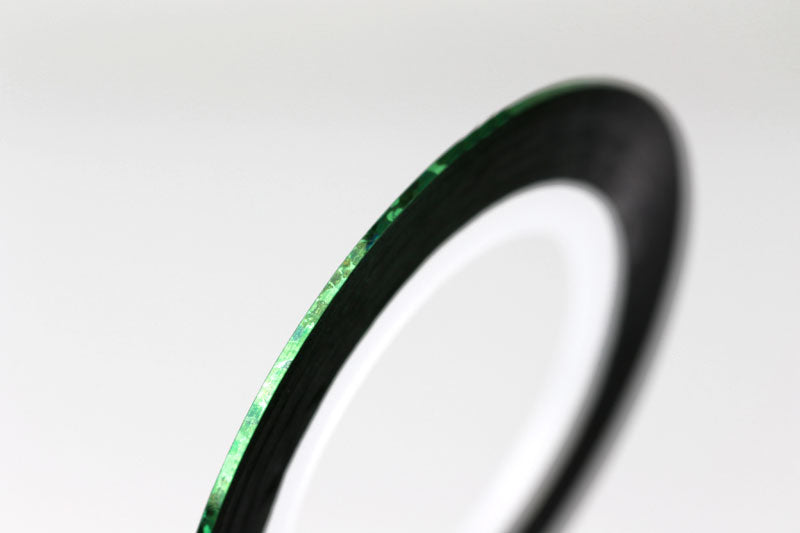 Verde Olografico - Striping Tape Nail Art - Striscia Nastro Adesivo Colorato