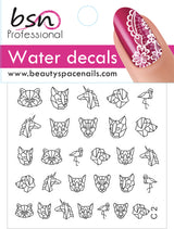 Stickers Adesivi Nail Art Water decals Sweet Bloom