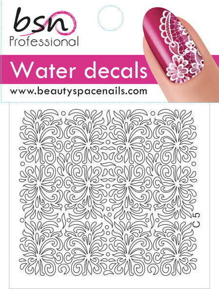 Stickers Adesivi Nail Art Water decals Sweet Bloom