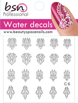 Stickers Adesivi Nail Art Water decals Sweet Bloom