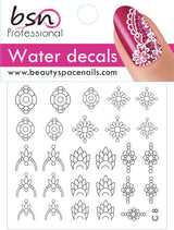 Stickers Adesivi Nail Art Water decals Sweet Bloom