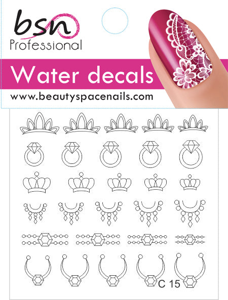 Stickers Adesivi Nail Art Water decals Sweet Bloom
