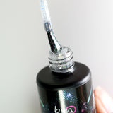 Sparkle Finish Top Coat con paillettes glitter, senza dispersione